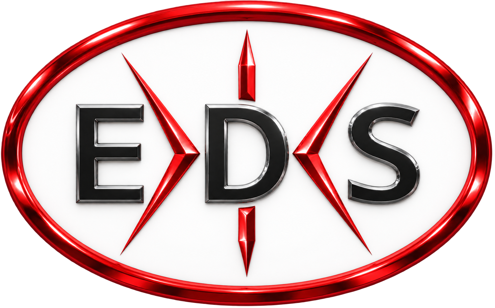 EDS Mobile red chrome logo